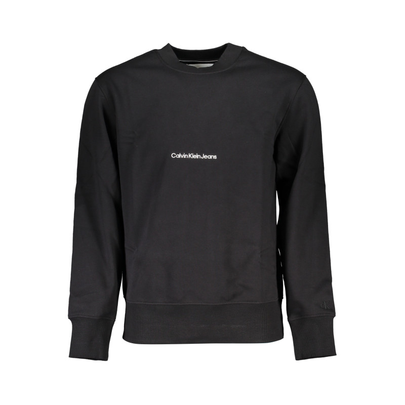 SWEAT-SHIRT SANS FERMETURE ÉCLAIR NOIR CALVIN KLEIN POUR HOMMES
