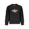 SWEAT-SHIRT SANS FERMETURE ÉCLAIR NOIR CALVIN KLEIN POUR HOMMES