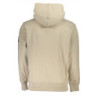SWEAT-SHIRT SANS FERMETURE ÉCLAIR BEIGE CALVIN KLEIN POUR HOMMES