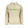 CALVIN KLEIN MEN'S BEIGE ZIPLESS SWEATSHIRT