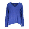 PULL DESIGUAL BLEU FEMME