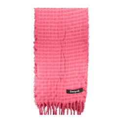 DESIGUAL WOMEN'S PINK SCARF