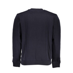 NAPAPIJRI MEN'S BLUE ZIPLESS SWEATSHIRT