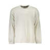 CALVIN KLEIN MEN'S WHITE ZIPLESS SWEATSHIRT