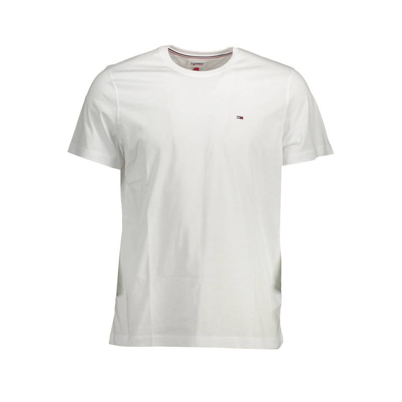 TOMMY HILFIGER T-SHIRT BLANC À MANCHES COURTES POUR HOMMES