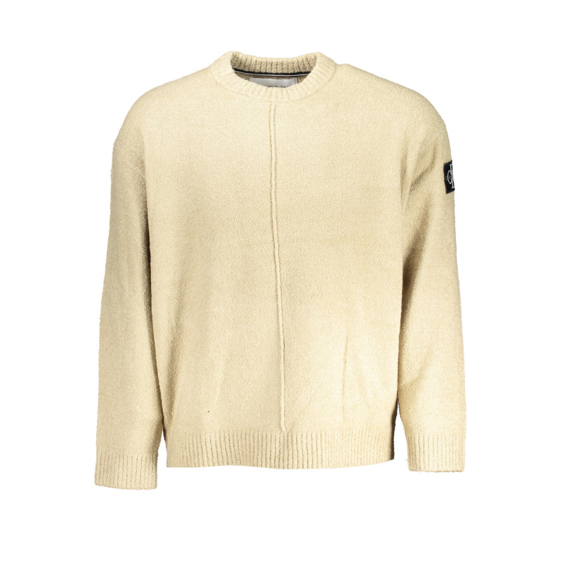 PULL BEIGE POUR HOMMES CALVIN KLEIN