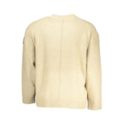 PULL BEIGE POUR HOMMES CALVIN KLEIN