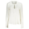 PATRIZIA PEPE CHEMISE À MANCHES LONGUES FEMME BLANC