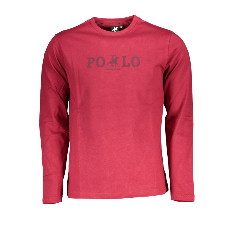 T-shirt rouge à manches longues pour homme US GRAND