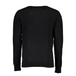 GIAN MARCO VENTURI MEN'S BLACK SWEATER