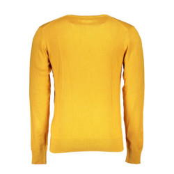 GIAN MARCO VENTURI MEN'S YELLOW SWEATER