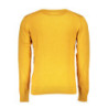 GIAN MARCO VENTURI MEN'S YELLOW SWEATER