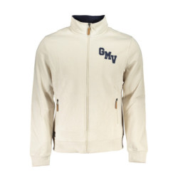 SWEAT-SHIRT ZIPPÉ BLANC HOMME GIAN MARCO VENTURI