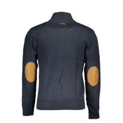 GIAN MARCO VENTURI MEN'S BLUE SWEATER