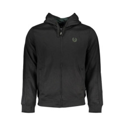 SWEAT-SHIRT ZIPPÉ NOIR GIAN MARCO VENTURI POUR HOMMES