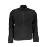 GIAN MARCO VENTURI MEN'S BLACK ZIP SWEATSHIRT
