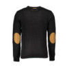 GIAN MARCO VENTURI MEN'S BLACK SWEATER