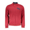 GIAN MARCO VENTURI MEN'S RED ZIP SWEATSHIRT