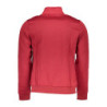 SWEAT-SHIRT ZIPPÉ ROUGE GIAN MARCO VENTURI POUR HOMME