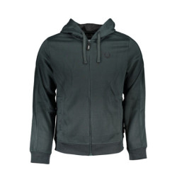 SWEAT-SHIRT ZIPPÉ VERT POUR HOMME GIAN MARCO VENTURI