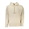 CALVIN KLEIN MEN'S BEIGE ZIPLESS SWEATSHIRT
