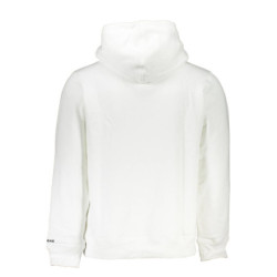 CALVIN KLEIN MEN'S WHITE ZIPLESS SWEATSHIRT