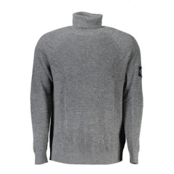 PULL GRIS POUR HOMMES CALVIN KLEIN
