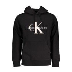 SWEAT-SHIRT SANS FERMETURE ÉCLAIR NOIR CALVIN KLEIN POUR HOMMES