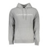 CALVIN KLEIN MEN'S GRAY ZIPLESS SWEATSHIRT