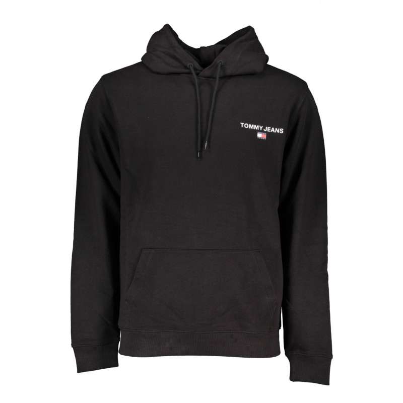 SWEAT-SHIRT SANS FERMETURE ÉCLAIR NOIR TOMMY HILFIGER POUR HOMMES