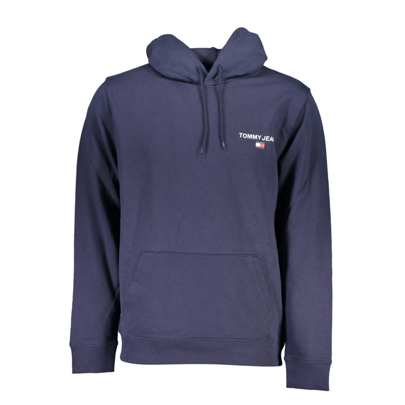 TOMMY HILFIGER MEN'S BLUE ZIPLESS SWEATSHIRT