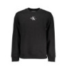 CALVIN KLEIN MEN'S BLACK ZIPLESS SWEATSHIRT