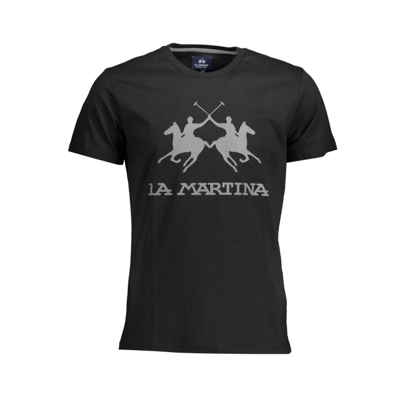 T-SHIRT À MANCHES COURTES HOMME LA MARTINA NOIR
