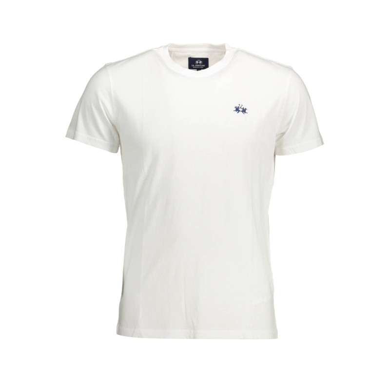 LA MARTINA MEN'S WHITE SHORT SLEEVE T-SHIRT