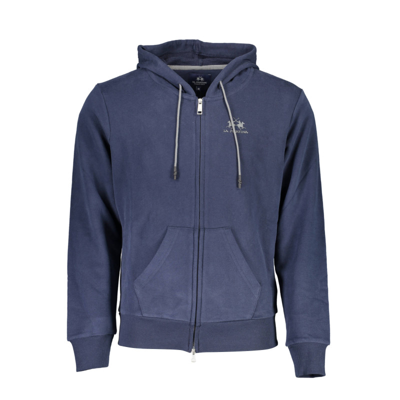 LA MARTINA MEN'S BLUE ZIP SWEATSHIRT