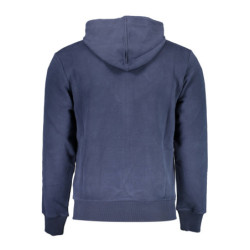 LA MARTINA MEN'S BLUE ZIP SWEATSHIRT