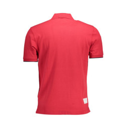 POLO HOMME LA MARTINA ROUGE À MANCHES COURTES