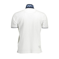 LA MARTINA MEN'S WHITE SHORT SLEEVED POLO SHIRT