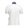 LA MARTINA MEN'S WHITE SHORT SLEEVED POLO SHIRT