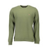 NAPAPIJRI GREEN MEN'S ZIPLESS SWEATSHIRT
