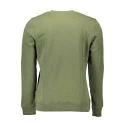 NAPAPIJRI GREEN MEN'S ZIPLESS SWEATSHIRT