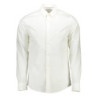 CHEMISE À MANCHES LONGUES BLANCHE POUR HOMMES CALVIN KLEIN