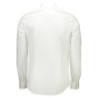 CHEMISE À MANCHES LONGUES BLANCHE POUR HOMMES CALVIN KLEIN