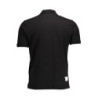 LA MARTINA MEN'S BLACK SHORT SLEEVED POLO SHIRT