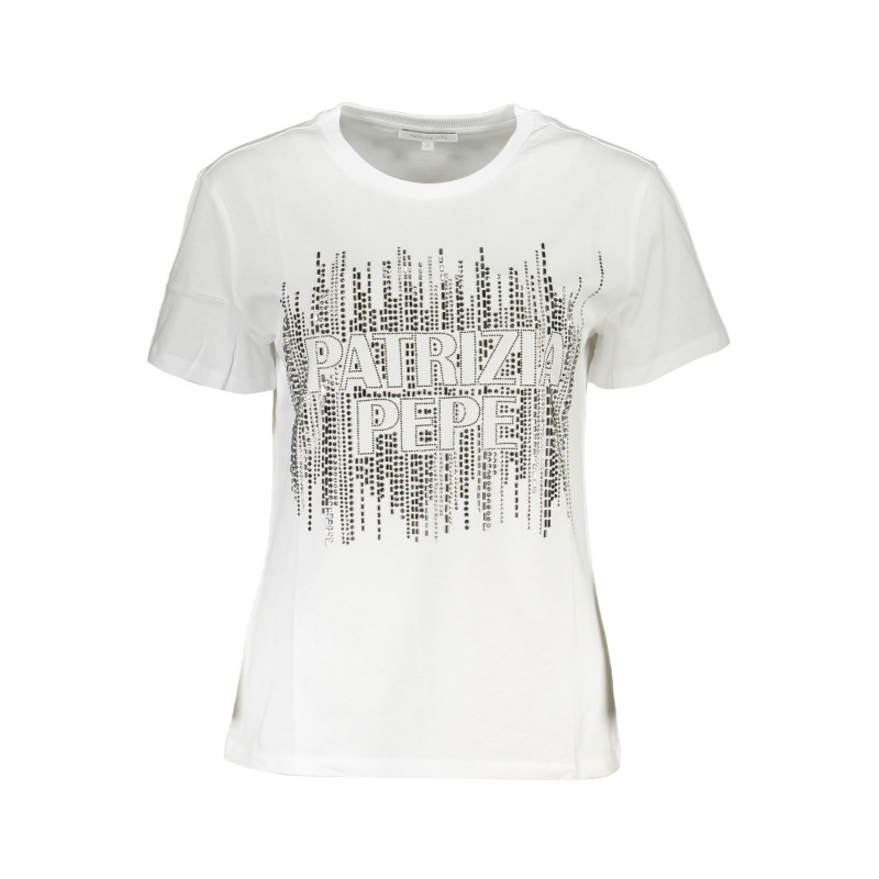 PATRIZIA PEPE WOMEN'S SHORT SLEEVE T-SHIRT WHITE