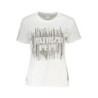 PATRIZIA PEPE T-SHIRT À MANCHES COURTES FEMME BLANC
