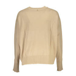 PATRIZIA PEPE BEIGE WOMEN'S SWEATER
