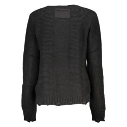 PATRIZIA PEPE WOMEN'S BLACK SWEATER