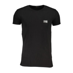 CAVALLI CLASS MEN'S SHORT SLEEVE T-SHIRT BLACK