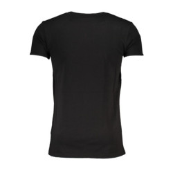 CAVALLI CLASS MEN'S SHORT SLEEVE T-SHIRT BLACK